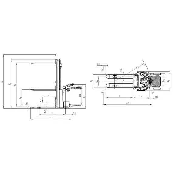 Noblelift PSE15-C DX29 1,5 т 2,9 м Штабелер самоходный с платформой оператора в Краснодаре, Грузоподъемность: 1.5 тонны (1500 кг), Высота подъема вил, м.: 2.9 м, Тип батареи: Кислотная, необслуживаемая купить по выгодной цене 100kwatt.ru