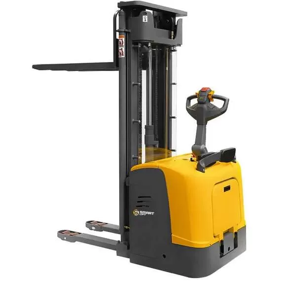 SMARTLIFT CDDK15-III 1500 кг 5,6 м 240 Ач Штабелер электрический самоходный с площадкой в Краснодаре купить по выгодной цене 100kwatt.ru