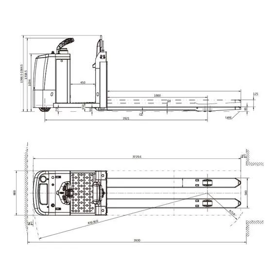 HANGCHA CJD25-AC2-L 2,5 т Подборщик заказов в Краснодаре, Грузоподъемность: 2.5 тонны (2500 кг), Высота подъема, м.: 125 мм, Длина вил: 1150 мм купить по выгодной цене 100kwatt.ru