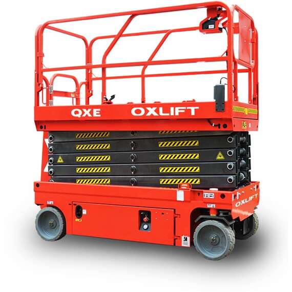 OXLIFT QXE 08230E 230 кг 6 м Ножничный самоходный подъемник в Краснодаре купить по выгодной цене 100kwatt.ru