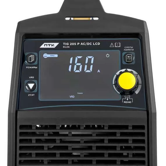 ПТК RILON TIG 205 P AC/DC LCD Аппарат аргонодуговой сварки переменным и постоянным током в Краснодаре купить по выгодной цене 100kwatt.ru