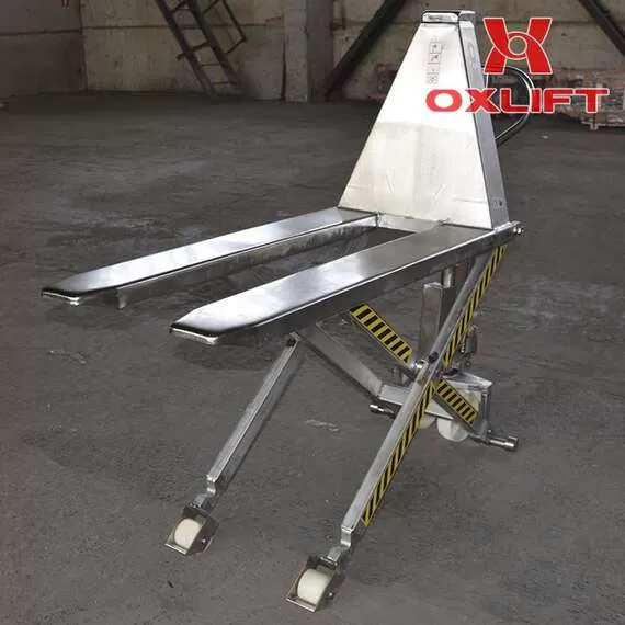 OXLIFT OXH-10Gal Ножничная тележка с гальваническим покрытием в Краснодаре купить по выгодной цене 100kwatt.ru